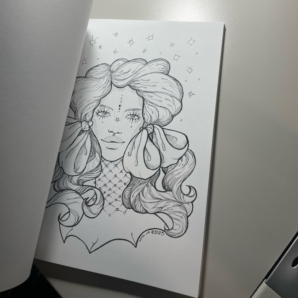 Coloring book for adults. 40 pages new Nataliya’s art therapy volume 1 - Picture 4 of 6